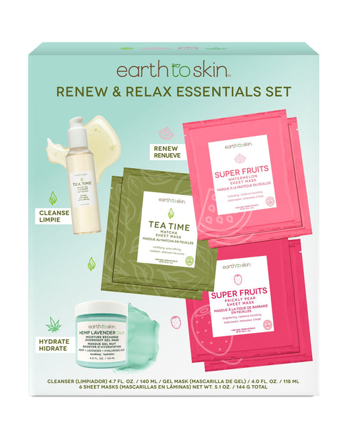 Load image into Gallery viewer, Renew &amp; Relax Essentials Set by EarthToSkin
