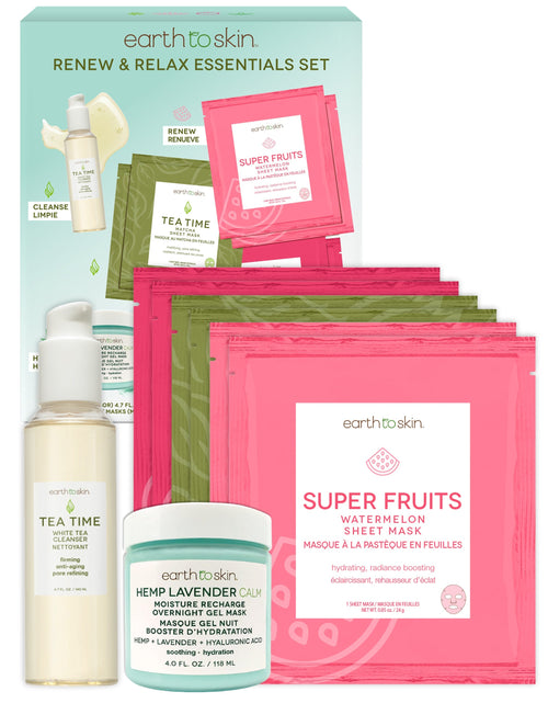 Load image into Gallery viewer, Renew &amp; Relax Essentials Set by EarthToSkin
