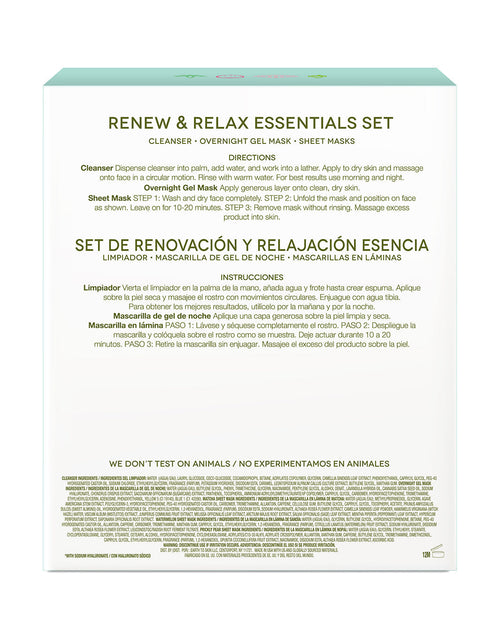 Load image into Gallery viewer, Renew &amp; Relax Essentials Set by EarthToSkin
