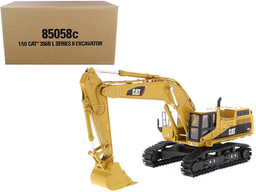 Load image into Gallery viewer, CAT Caterpillar 365B L Series II Hydraulic Excavator with Two Figurines "Core Classics Series" 1/50 Diecast Model by Diecast Masters
