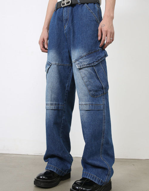 Load image into Gallery viewer, Men's Baggy Jeans with Pockets
