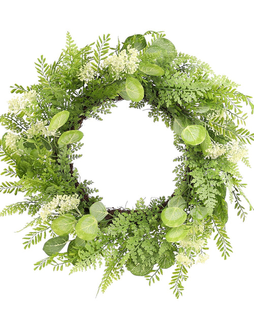 Load image into Gallery viewer, Mixed Fern Foliage Wreath 27.5"D
