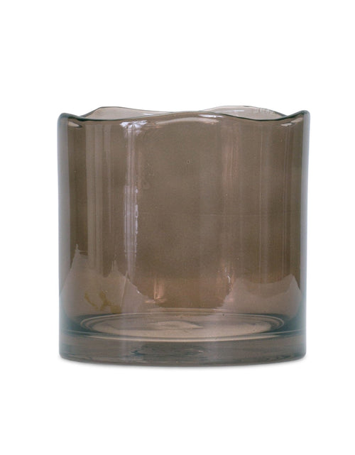 Load image into Gallery viewer, Decorative Wavy Glass Vase 6"H
