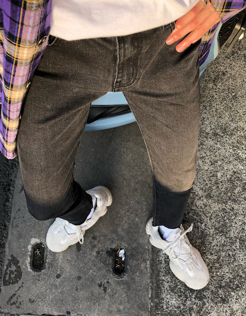 Load image into Gallery viewer, Men's Slim Fit Jeans with Pockets
