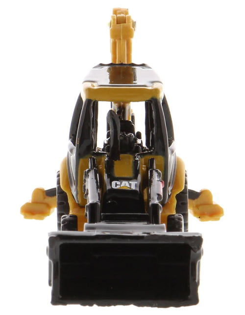 Load image into Gallery viewer, CAT Caterpillar 420E Backhoe Loader Yellow "Micro-Constructor" Series Diecast Model by Diecast Masters
