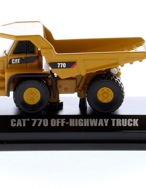 Load image into Gallery viewer, CAT Caterpillar 770 Off–Highway Truck Yellow "Micro-Constructor" Series Diecast Model by Diecast Masters
