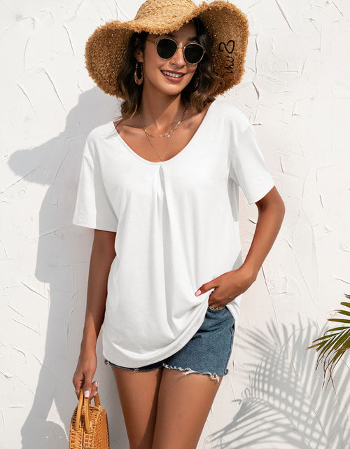 Load image into Gallery viewer, Ivy Lane Lace Trim Short Sleeve Top

