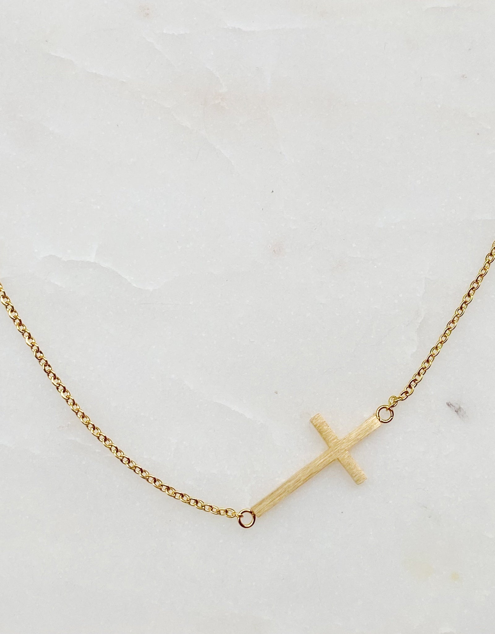 Kayla Cross Necklace by Ellisonyoung.com