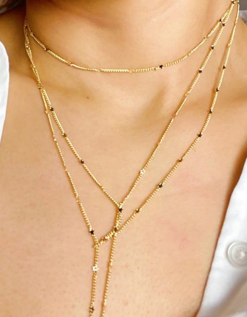 Load image into Gallery viewer, Show Me The Ways Necklace, Gold by Ellisonyoung.com
