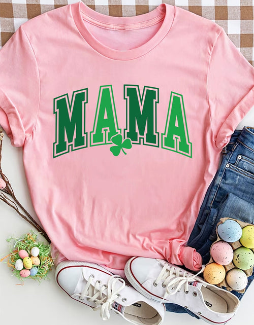 Load image into Gallery viewer, MAMA Round Neck Short Sleeve T-Shirt
