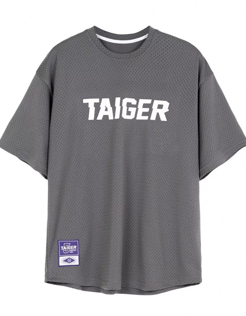 Load image into Gallery viewer, Men's Plus Size Letter Graphic Round Neck Half Sleeve T-Shirt
