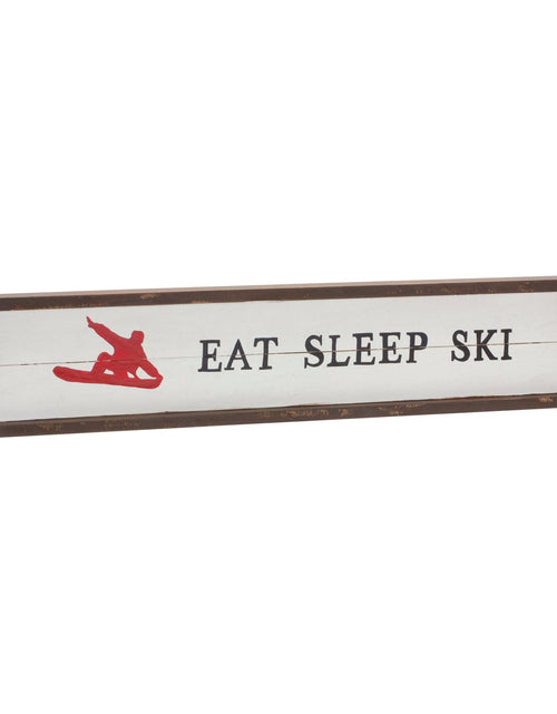 Load image into Gallery viewer, Eat Sleep Ski Sign 23"L
