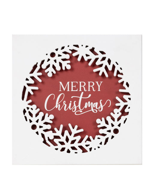 Load image into Gallery viewer, Merry Christmas Plaque 12"SQ
