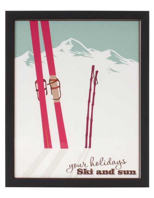 Load image into Gallery viewer, Ski and Sun Frame 11.75"H

