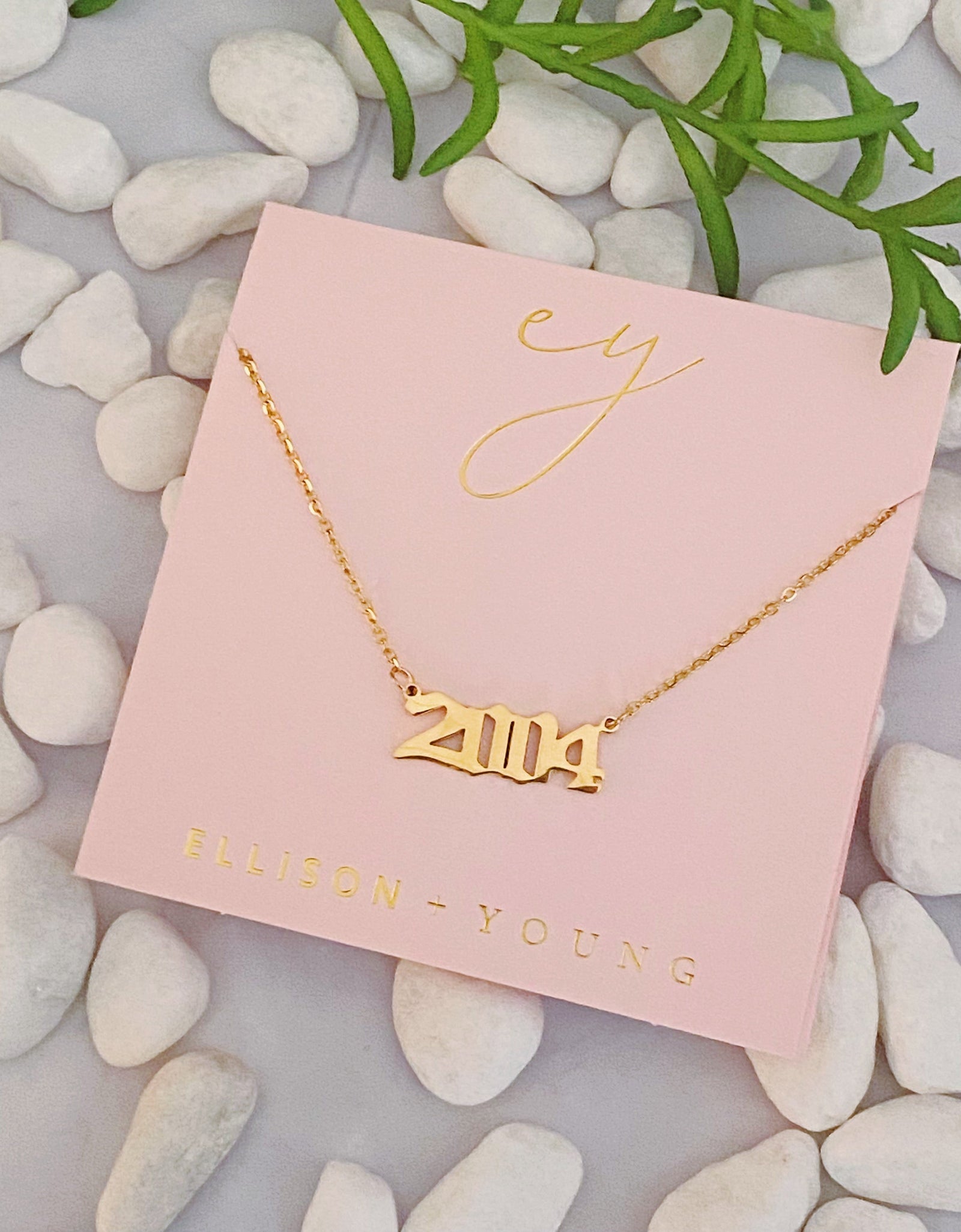 Birth Year Necklace by Ellisonyoung.com