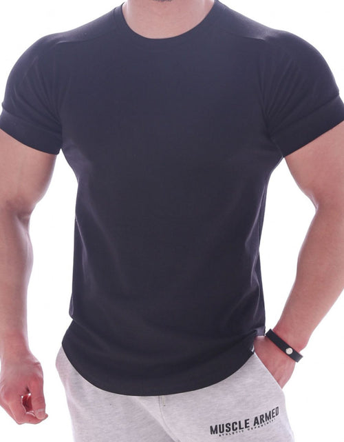 Load image into Gallery viewer, Men's Round Neck Short Sleeve T-Shirt
