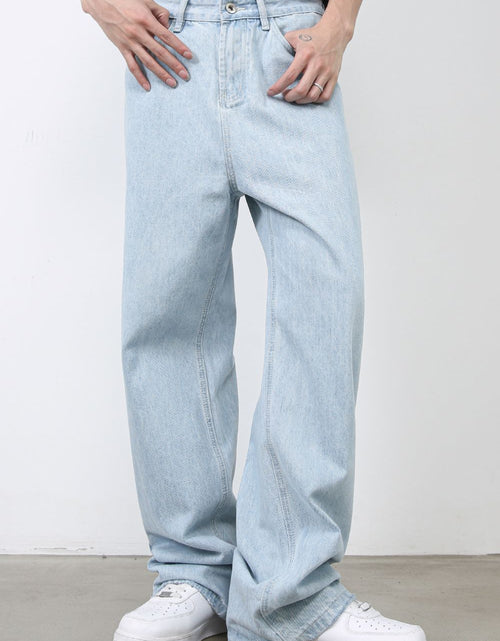 Load image into Gallery viewer, Men's Loose Fit Jeans with Pockets
