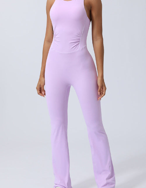 Load image into Gallery viewer, Crisscross Wide Strap Sleeveless Jumpsuit
