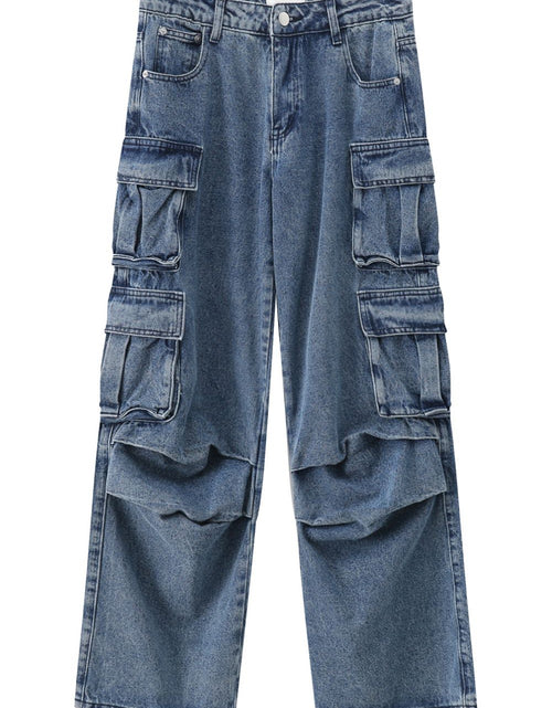 Load image into Gallery viewer, Jeans with Cargo Pockets
