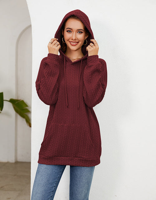 Load image into Gallery viewer, Raglan Sleeve Front Pocket Hoodie
