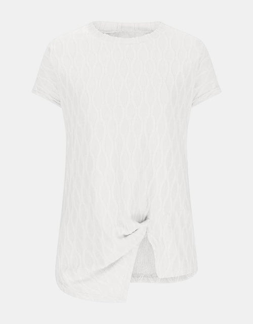 Load image into Gallery viewer, Full Size Round Neck Short Sleeve T-Shirt
