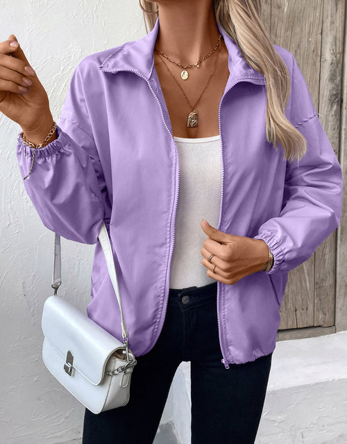 Load image into Gallery viewer, Ivy Lane Pocketed Zip Up Long Sleeve Jacket
