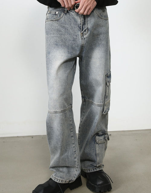 Load image into Gallery viewer, Men's Mid Rise Baggy Jeans
