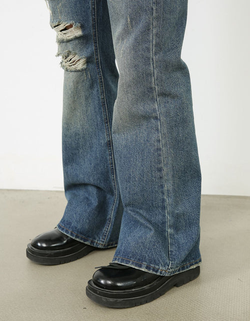 Load image into Gallery viewer, Men's Distressed Jeans with Pockets
