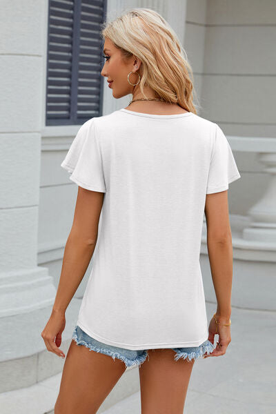 Load image into Gallery viewer, V-Neck Short Sleeve T-Shirt
