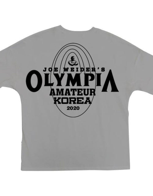 Load image into Gallery viewer, Men's Plus Size Letter Round Neck Short Sleeve T-Shirt
