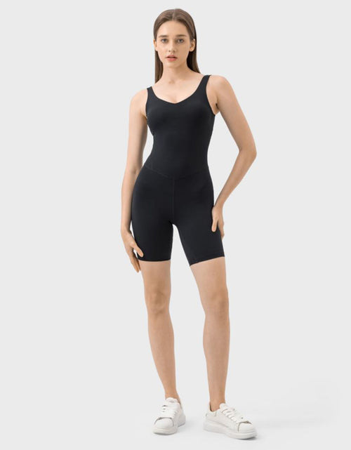 Load image into Gallery viewer, Millennia Wide Strap Active Romper
