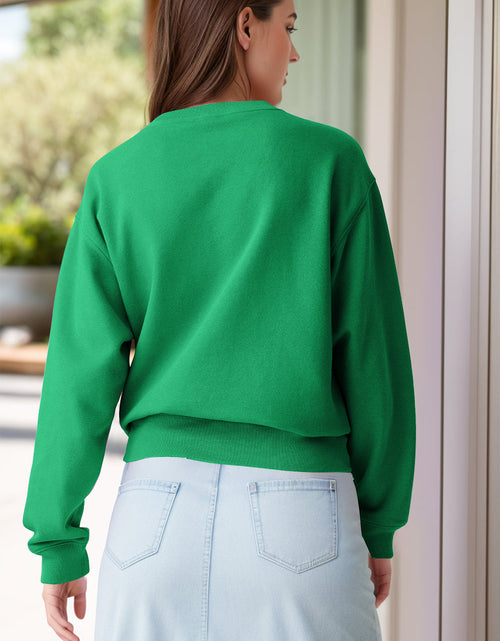 Load image into Gallery viewer, Round Neck Long Sleeve Sweatshirt
