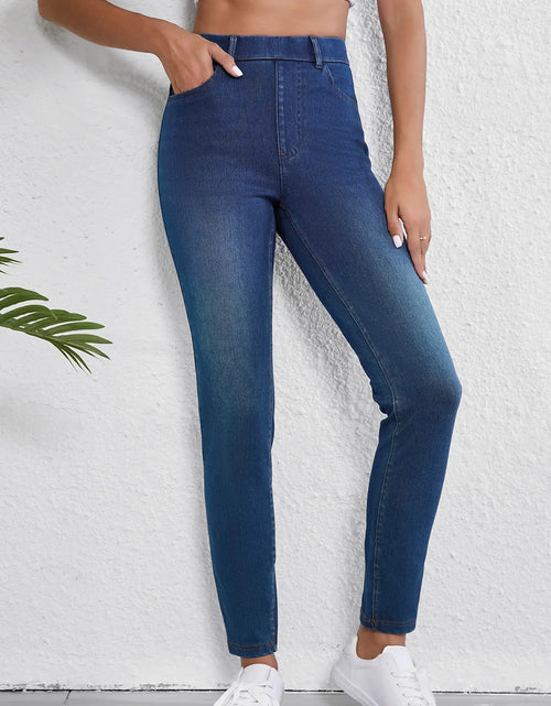 Load image into Gallery viewer, High Waist Skinny Jeans with Pockets
