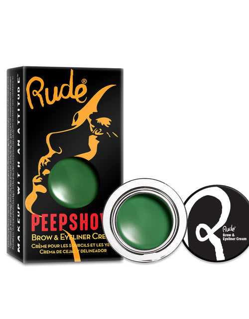 Load image into Gallery viewer, RUDE Peep Show Brow &amp; Eyeliner Cream Brights - Forbidden

