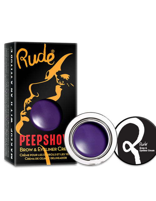 Load image into Gallery viewer, RUDE Peep Show Brow &amp; Eyeliner Cream Brights - Dirty Secret
