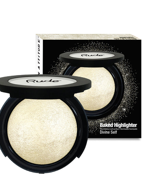 Load image into Gallery viewer, RUDE Baked Highlighter - Divine Self
