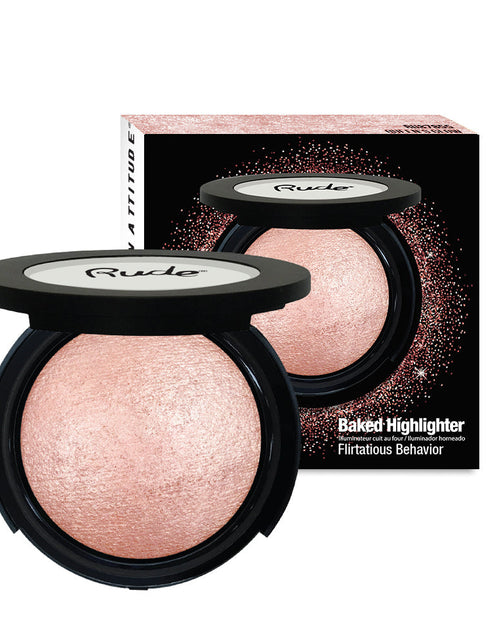 Load image into Gallery viewer, RUDE Baked Highlighter - Flirtatious Behavior
