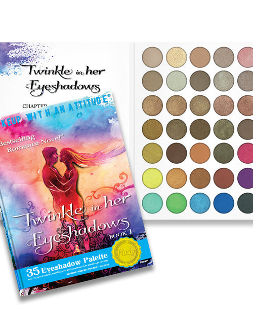 Load image into Gallery viewer, RUDE Twinkle In Her Eyeshadows 35 Eyeshadow Palette - Book 1
