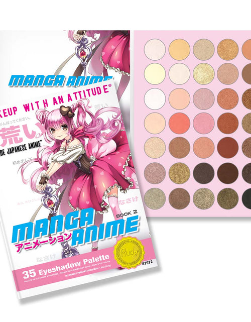 Load image into Gallery viewer, RUDE Manga Anime 35 Eyeshadow Palette - Book 2
