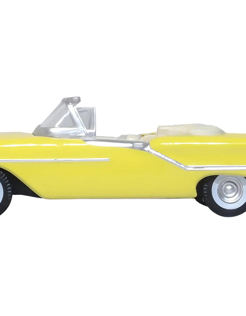 Load image into Gallery viewer, 1957 Oldsmobile 88 Convertible Coronado Yellow 1/87 (HO) Scale Diecast Model Car by Oxford Diecast
