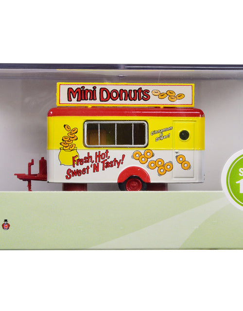 Load image into Gallery viewer, Mobile Food Trailer "Mini Donuts" 1/87 (HO) Scale Diecast Model by Oxford Diecast
