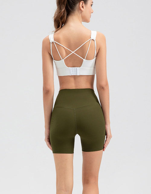 Load image into Gallery viewer, Wide Waistband Slim Fit Sports Shorts
