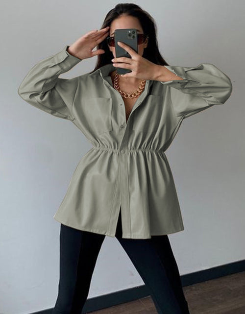 Load image into Gallery viewer, Snap Down Collared Jacket
