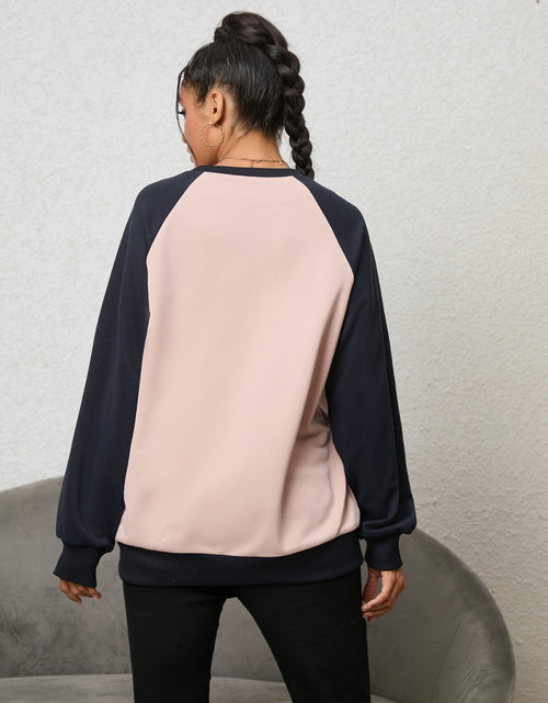 Load image into Gallery viewer, Bear Graphic Raglan Sleeve Sweatshirt
