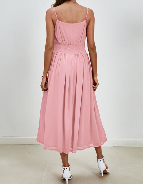 Load image into Gallery viewer, Scoop Neck Midi Cami Dress
