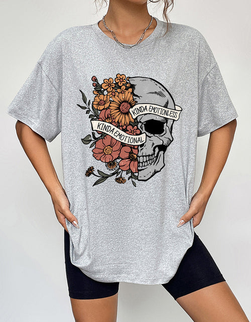 Load image into Gallery viewer, Round Neck Short Sleeve Graphic T-Shirt

