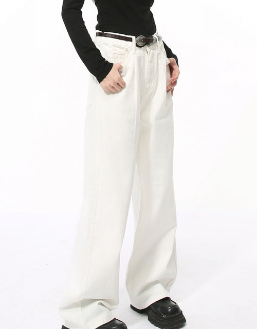 Load image into Gallery viewer, Wide Leg Jeans with Pockets
