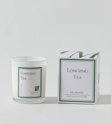 Longjing Tea Soy Wax Candle by PALMOIRE