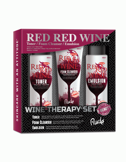 Load image into Gallery viewer, RUDE Red Red Wine Wine Therapy Set by Avera Group
