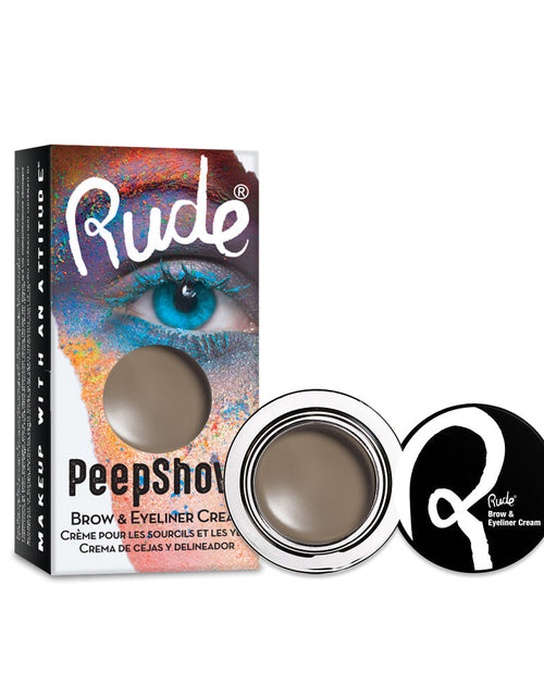 Load image into Gallery viewer, RUDE Peep Show Brow &amp; Eyeliner Cream - Private Moment
